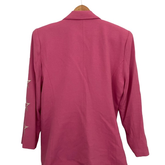 Solini NY VTG 80's Pink Blazer Jacket - Picture 7 of 16